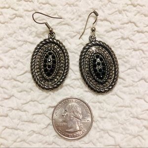 Rhinestone earrings